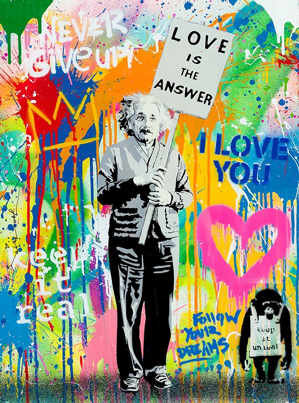 Mr Brainwash, Einstein Mr Brainwash, Einstein