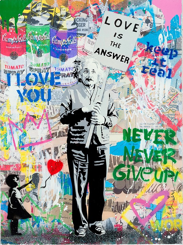 Mr Brainwash, Einstein Mr Brainwash, Einstein
