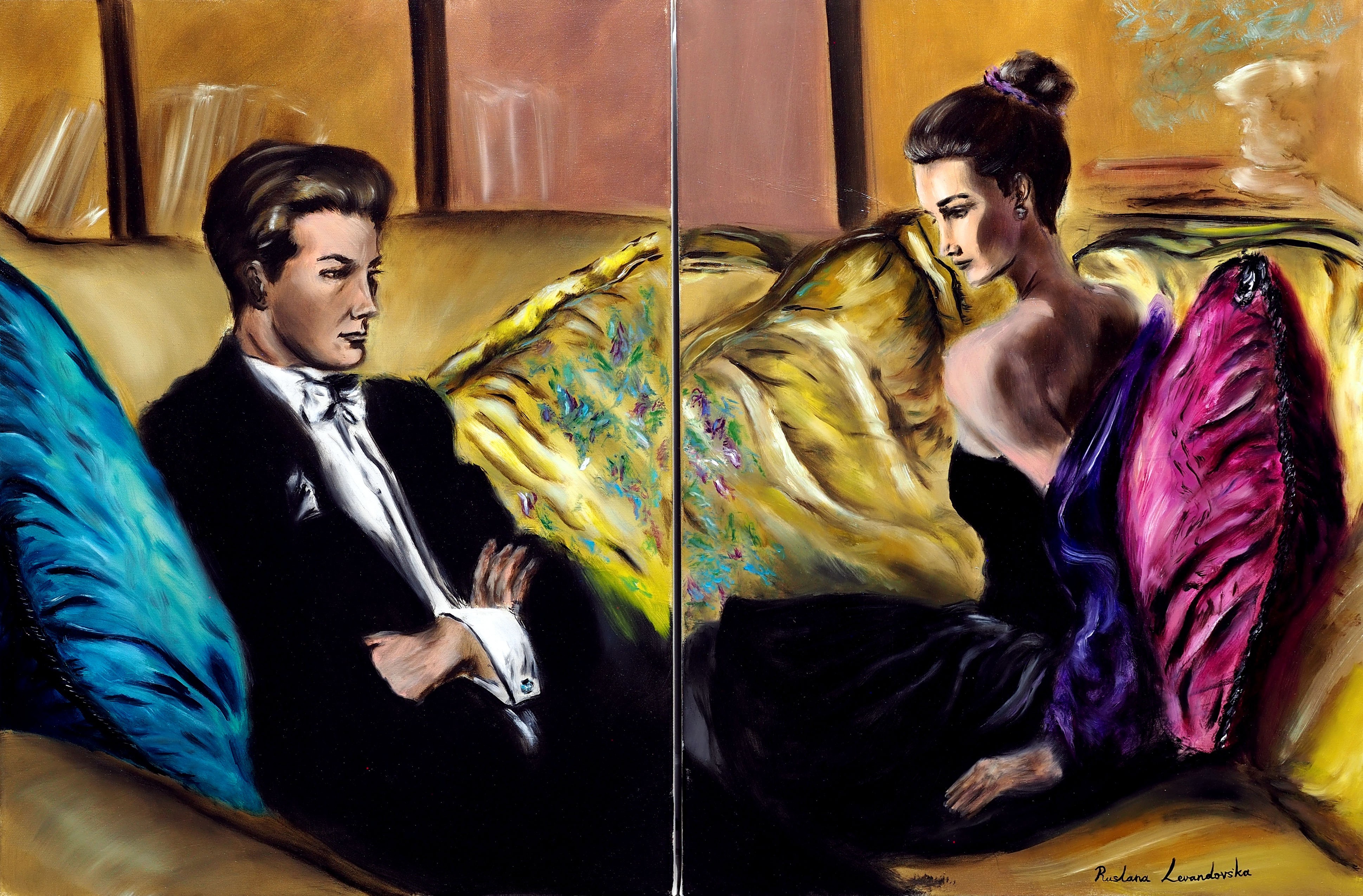 Ruslana Levandovska, Longing - diptych Ruslana Levandovska, Longing - diptych