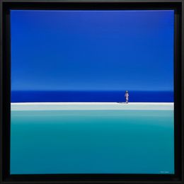 Peinture, Au-delà de la mer, Hugo Pondz