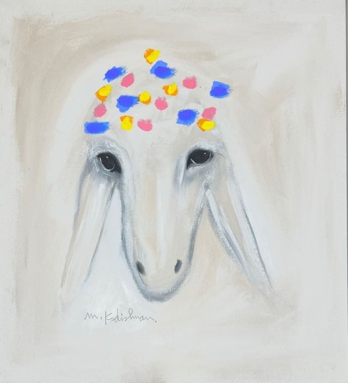 Menashe Kadishman, Innocent Sheep Menashe Kadishman, Innocent Sheep