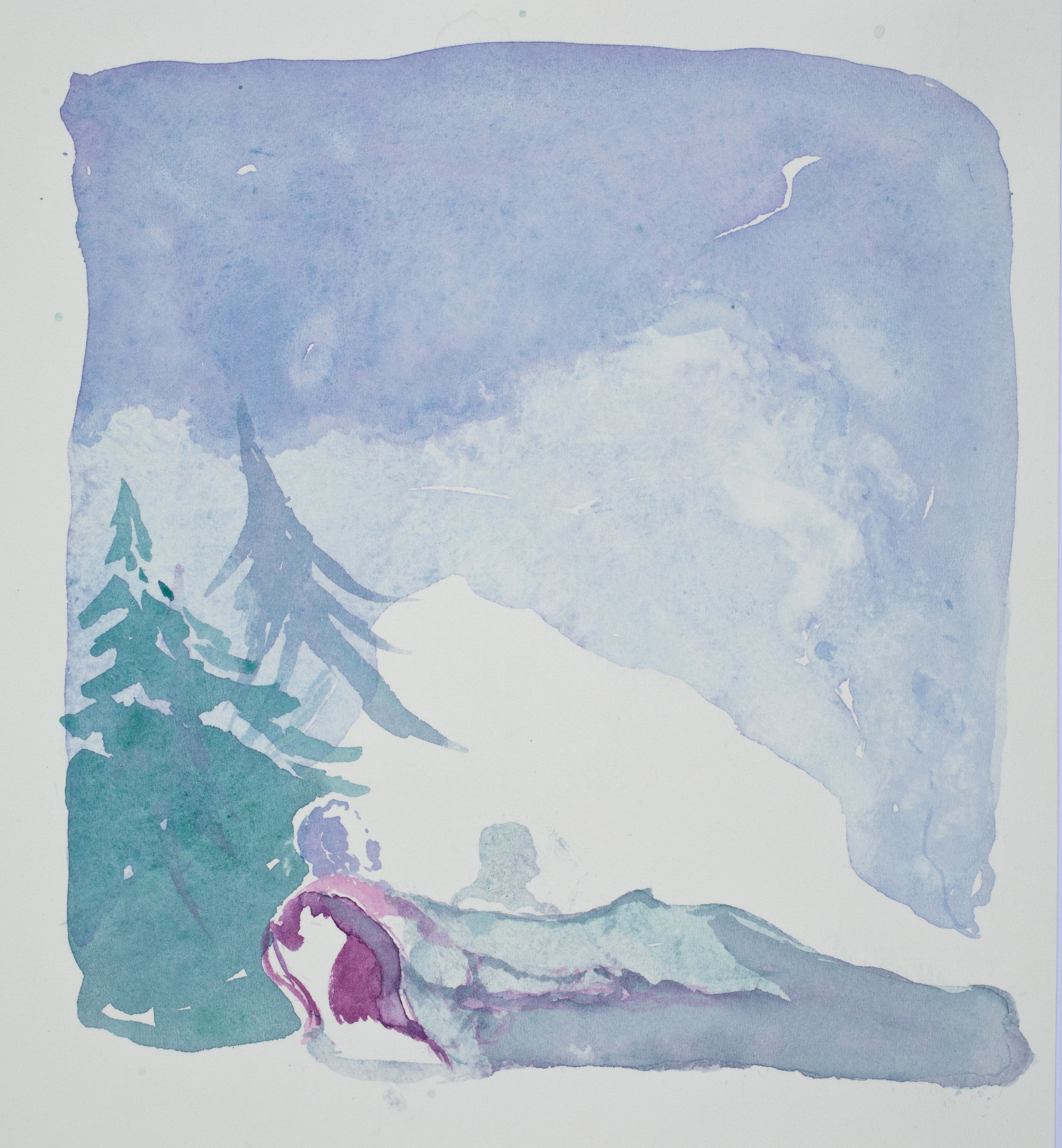 Yuliy Takov, Landscape with figure Yuliy Takov, Landscape with figure