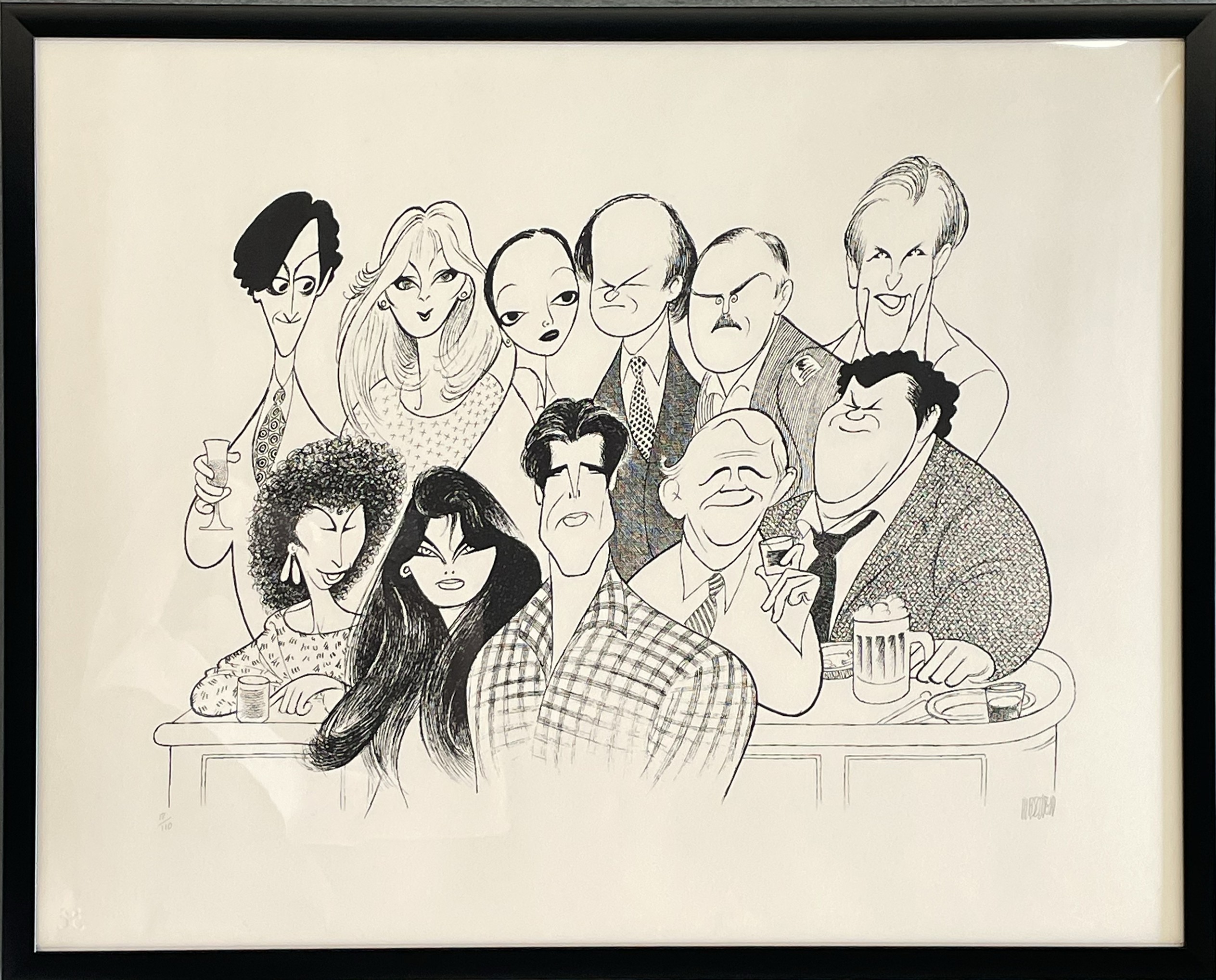 Al Hirschfeld, Cheers Al Hirschfeld, Cheers