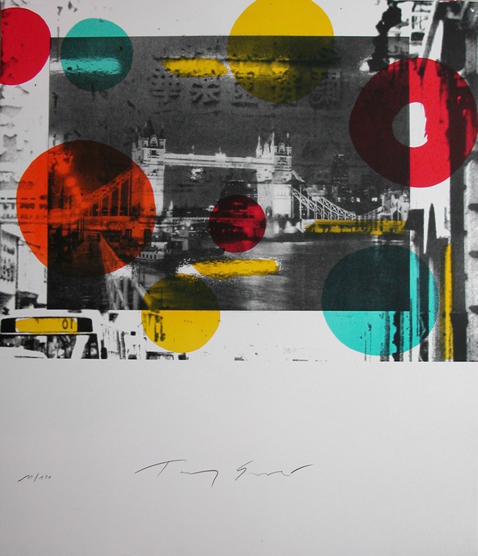 Tony Soulié, London, lithograpie originale Tony Soulié, London, lithograpie originale