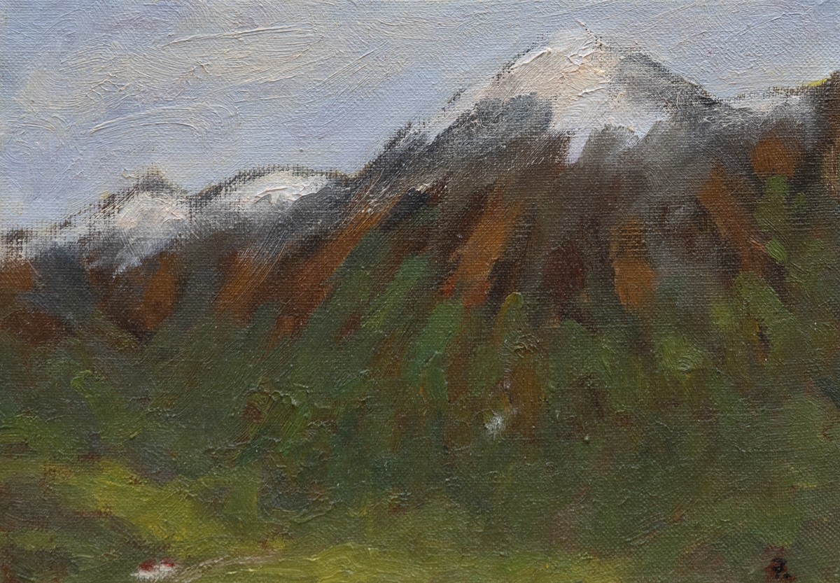 Michel Jamet, Au dessus d'Aussois - Savoie Michel Jamet, Au dessus d'Aussois - Savoie
