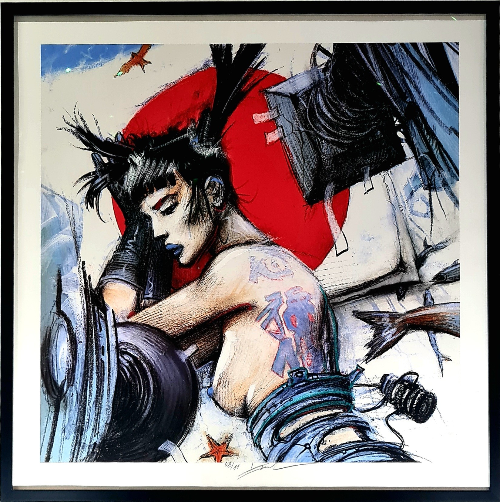Enki Bilal, Tattoo (Réhaussé) Enki Bilal, Tattoo (Réhaussé)