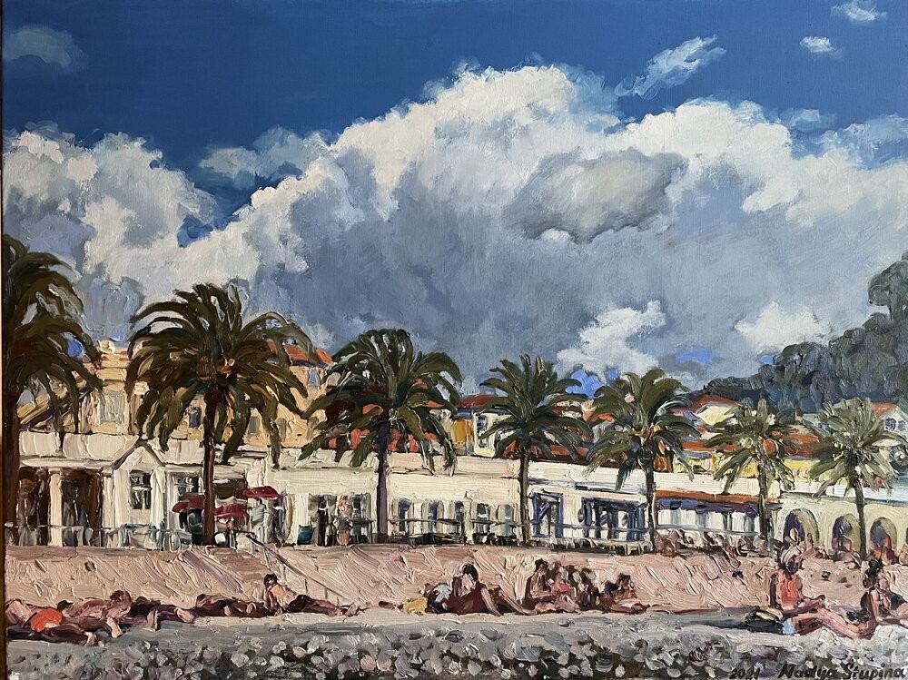 Nadezda Stupina, Beach in Nice Nadezda Stupina, Beach in Nice