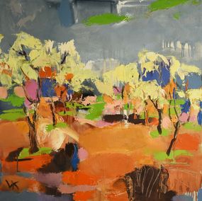 Pintura, Le Jardin en Fleur, Volodymyr Kolesnyk