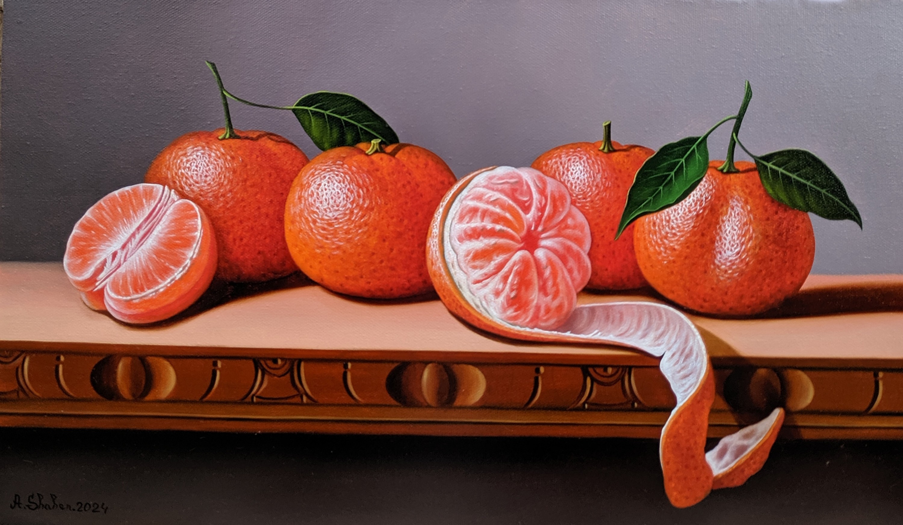 Shahen Aleksandryan, Still life - tangerines (1) Shahen Aleksandryan, Still life - tangerines (1)