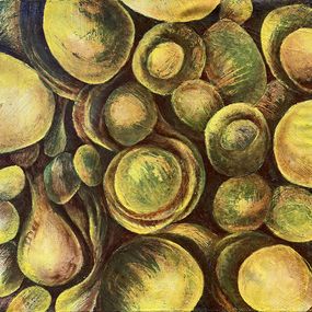 Gemälde, Yellow brown, Jeff Engberg