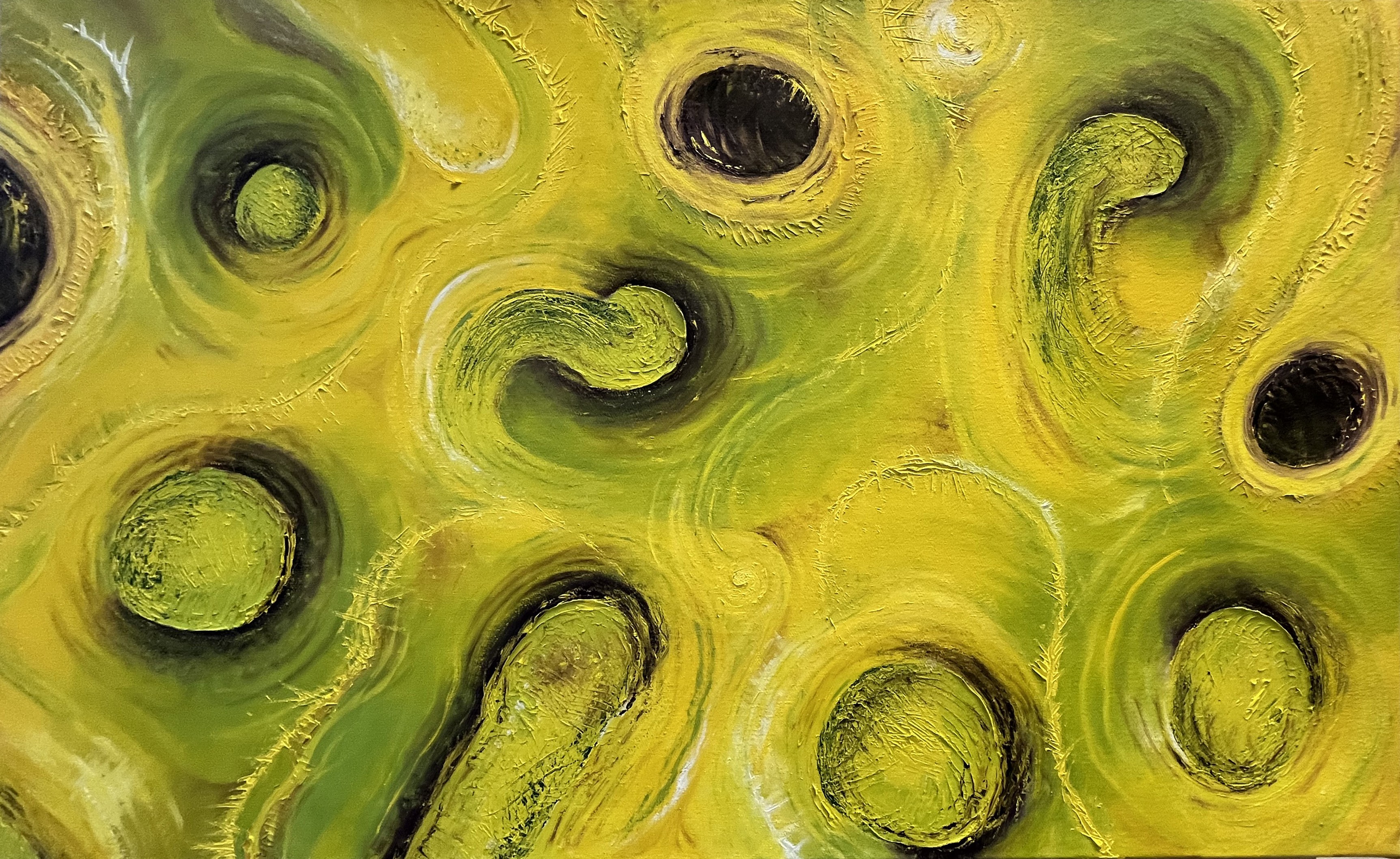 Jeff Engberg, Yellow green violet balls 2 Jeff Engberg, Yellow green violet balls 2
