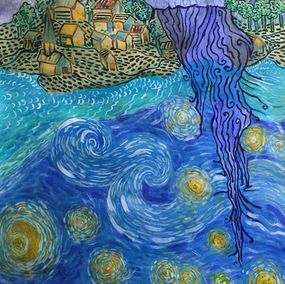 Peinture, Starry waves, Jeff Engberg