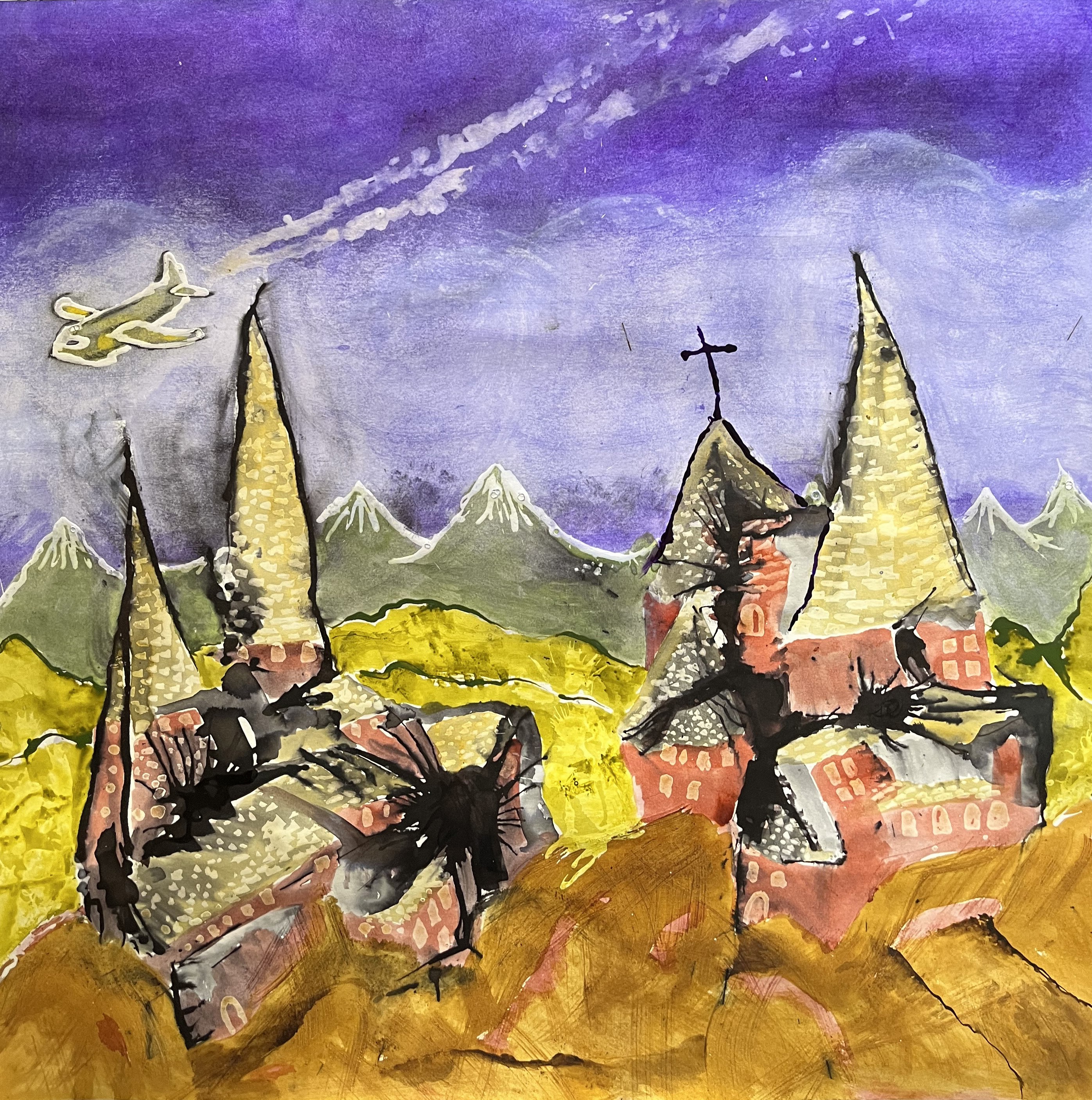 Jeff Engberg, Plane crash landscape 2 Jeff Engberg, Plane crash landscape 2