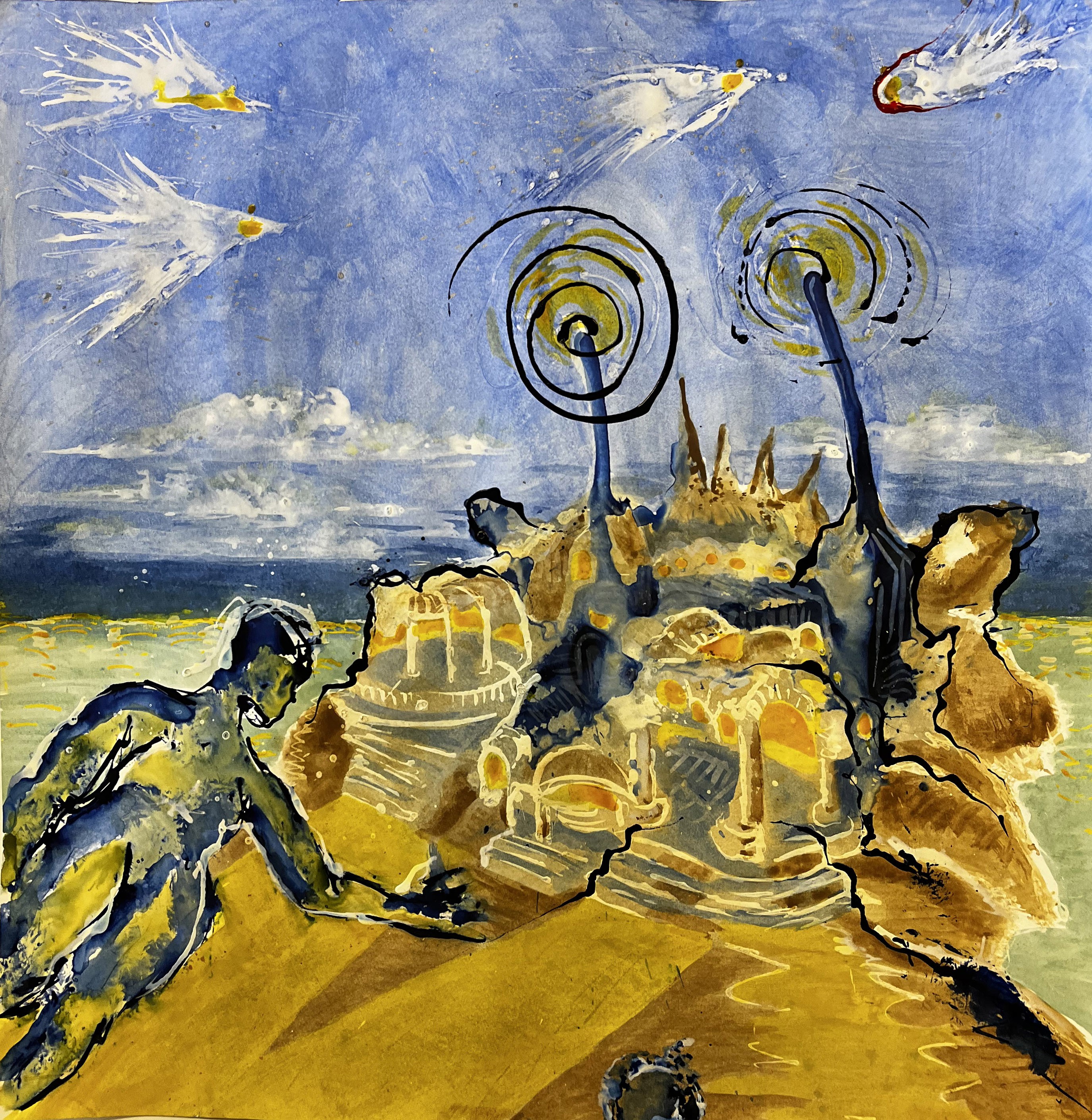 Jeff Engberg, Greek island tempest 2 Jeff Engberg, Greek island tempest 2