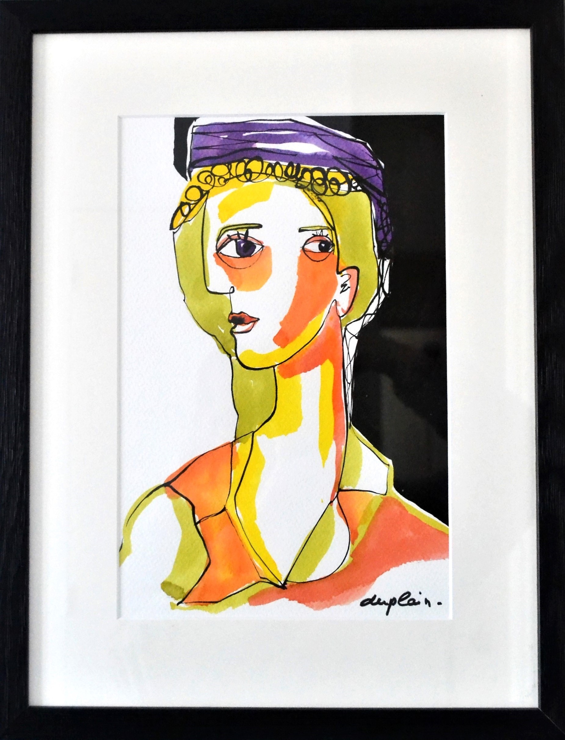 Sophie Duplain, Femme au Turban Violet Sophie Duplain, Femme au Turban Violet