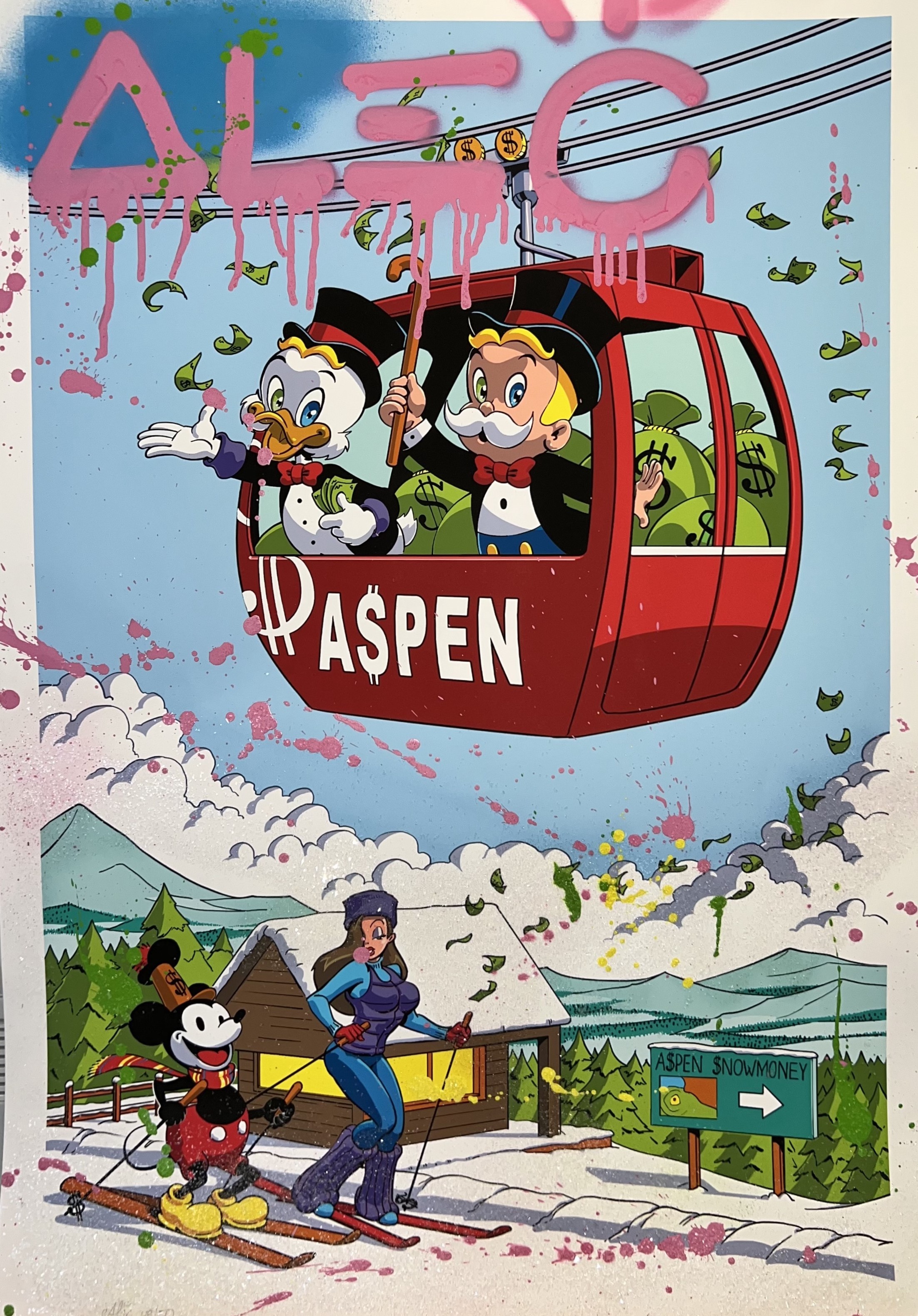 Alec Monopoly, Alec Monopoly Aspen Snow Day AP Alec Monopoly, Alec Monopoly Aspen Snow Day AP