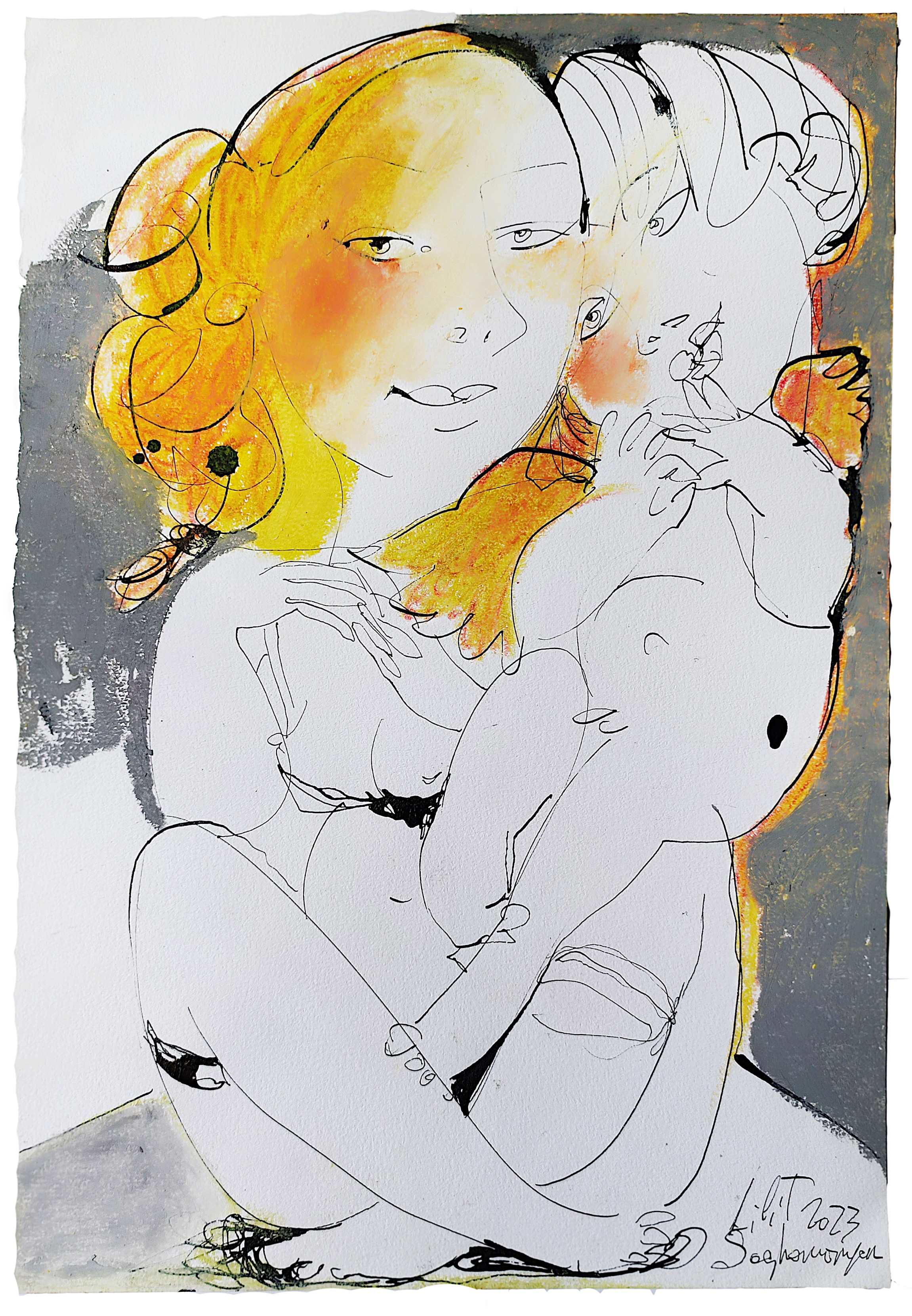 Lilit Soghomonyan, With Little Cupid Lilit Soghomonyan, With Little Cupid