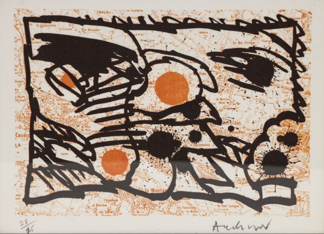 Pierre Alechinsky, Composition Pierre Alechinsky, Composition