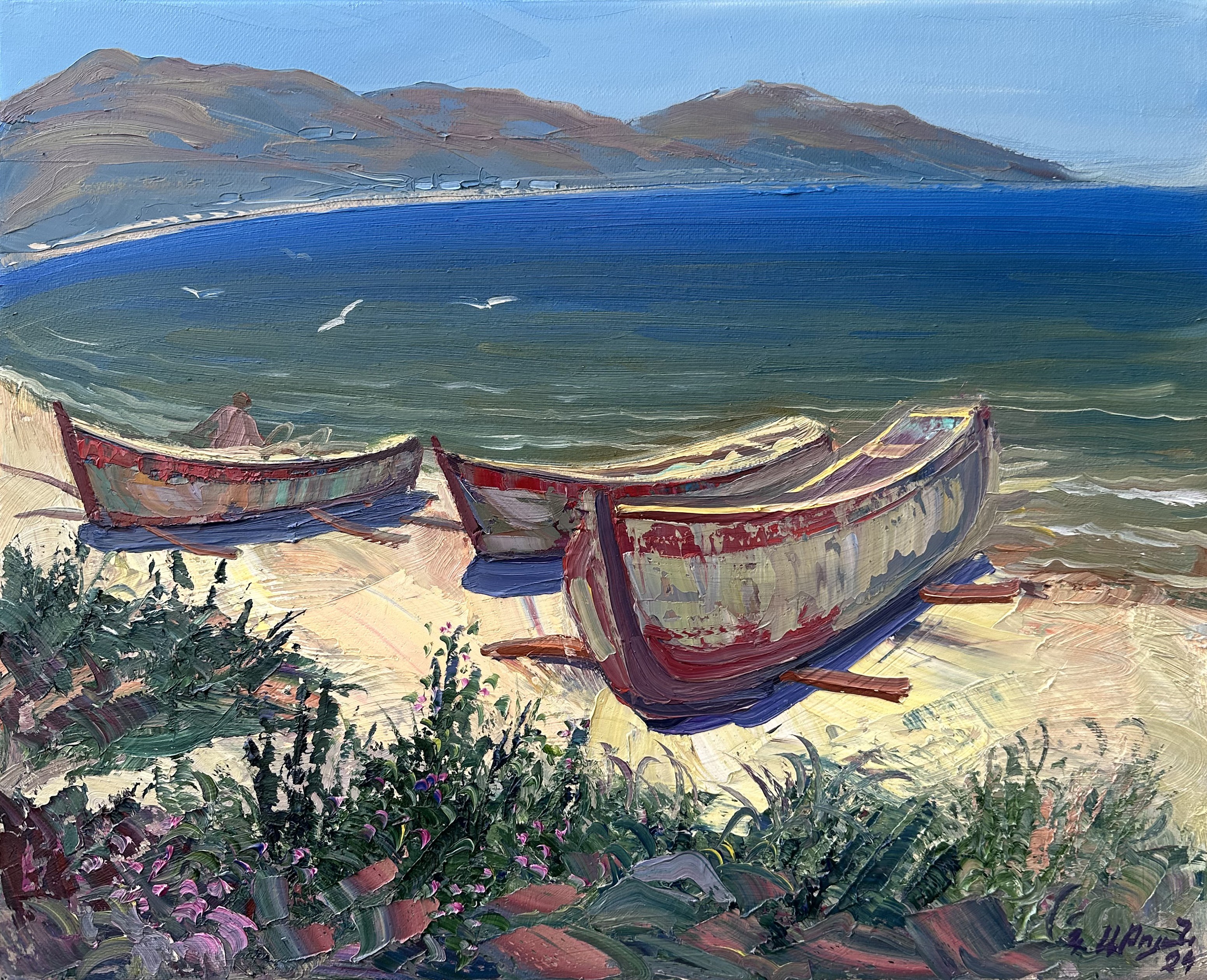 Kamo Atoyan, Boats at Rest Kamo Atoyan, Boats at Rest