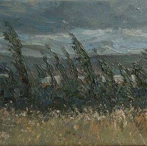 Painting, Autumn Wind, Kamsar Ohanyan