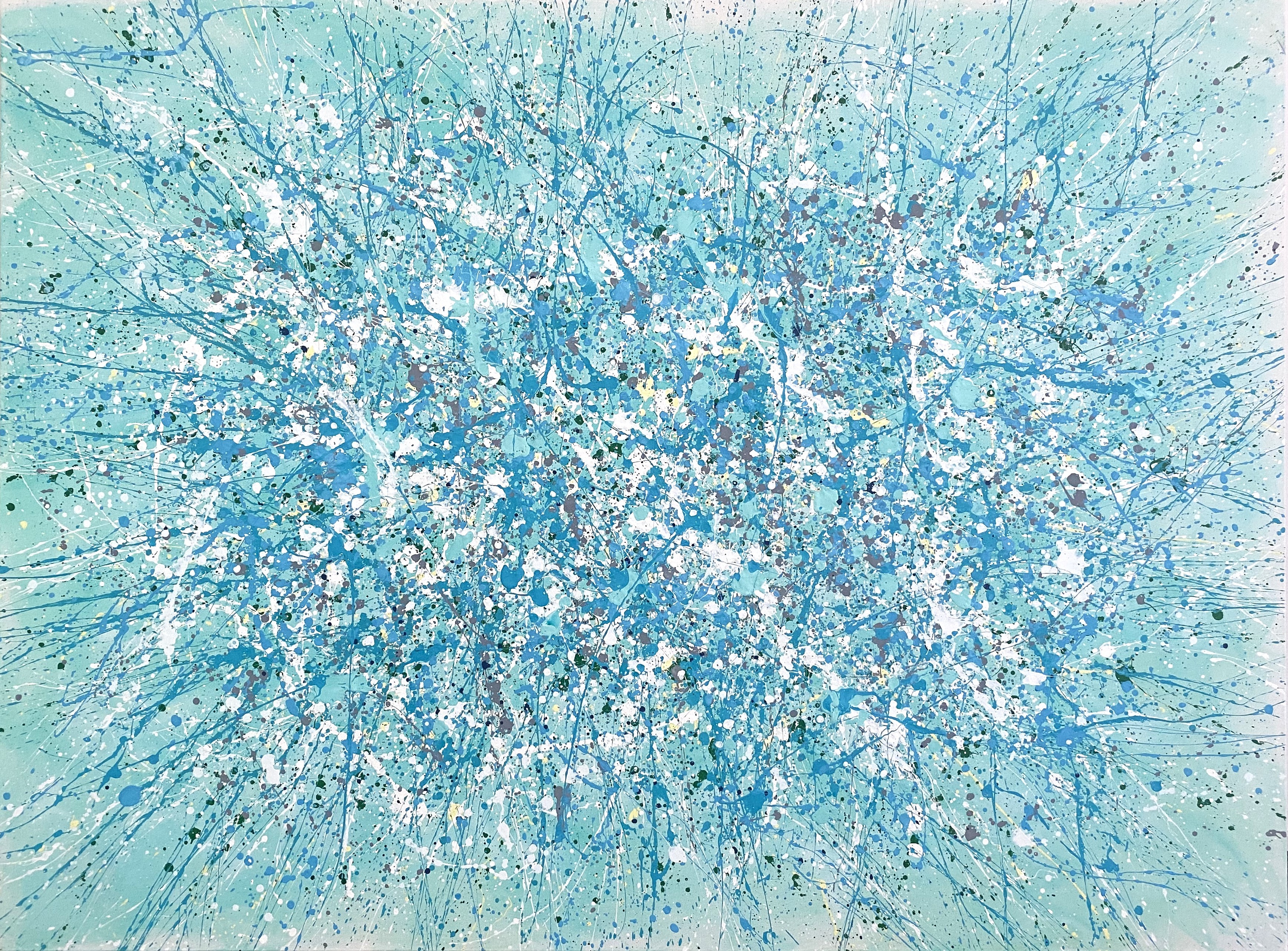 Nataliia Krykun, Series “Between Heaven and Earth” - turquoise blue Nataliia Krykun, Series “Between Heaven and Earth” - turquoise blue