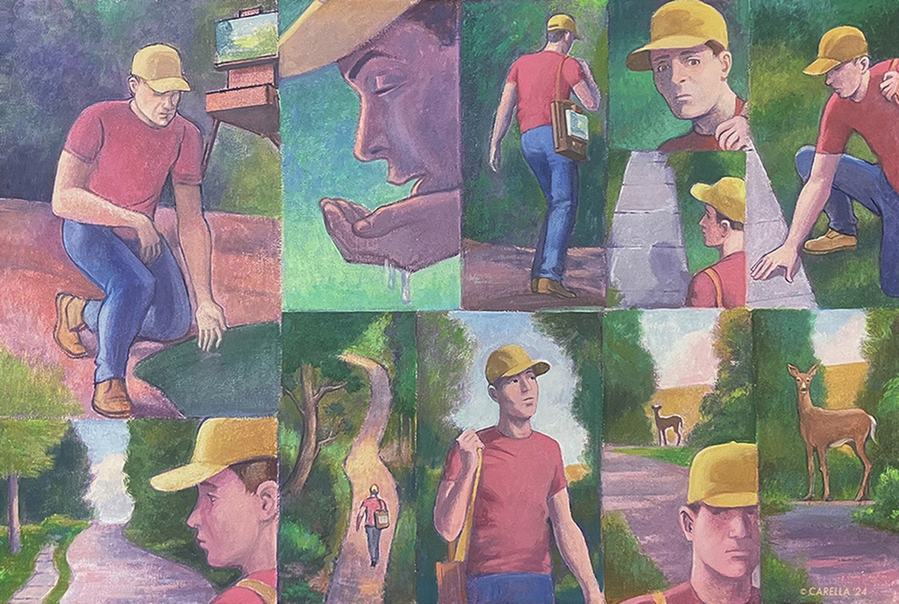 Peter Carella, The Landscape Painter Peter Carella, The Landscape Painter