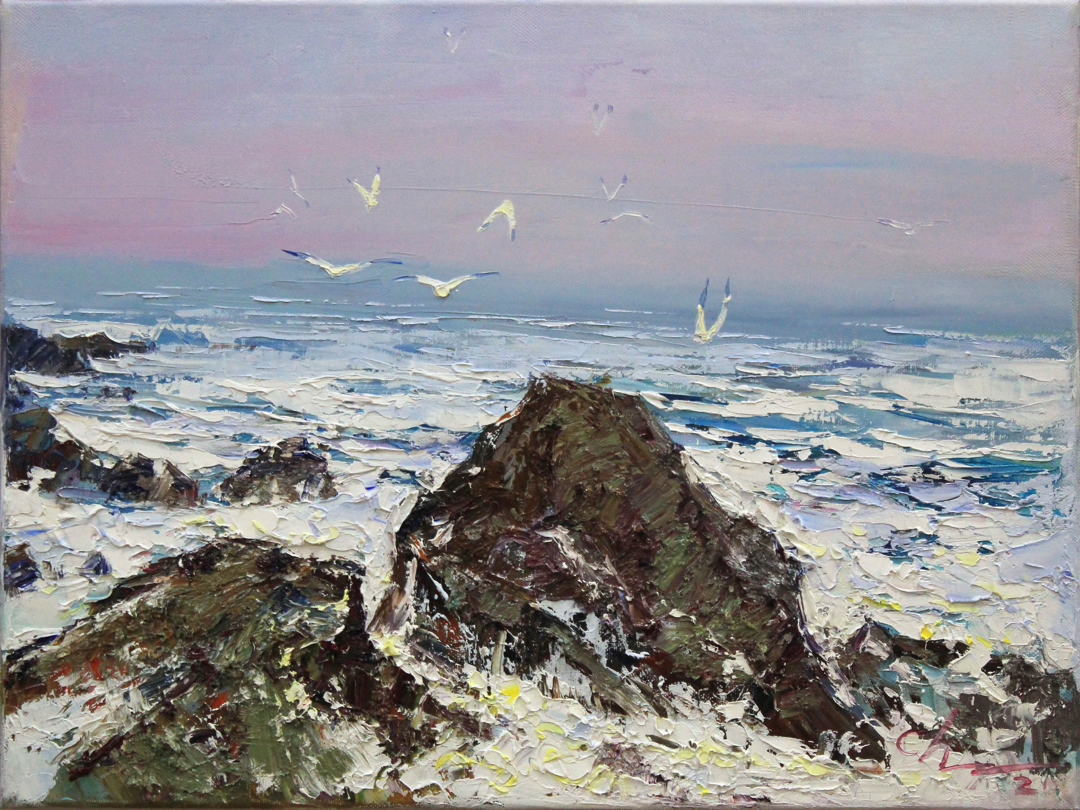 Serhii Cherniakovskyi, Stormy Sea Serhii Cherniakovskyi, Stormy Sea