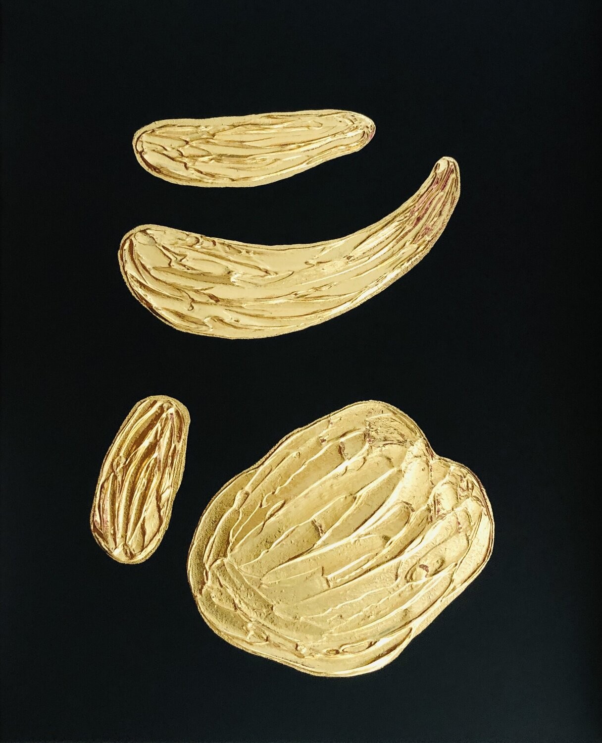 Nataliia Krykun, Golden meteorites 2 in 3D Nataliia Krykun, Golden meteorites 2 in 3D