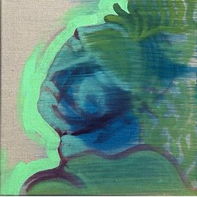 Painting, Head of Daphne in Green (triptych), Reinar Foreman