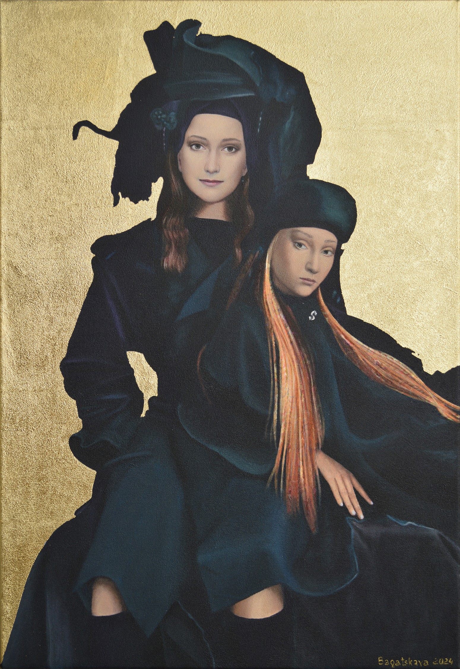 Nataliya Bagatskaya, Contemporary portrait Between You and Me Nataliya Bagatskaya, Contemporary portrait Between You and Me