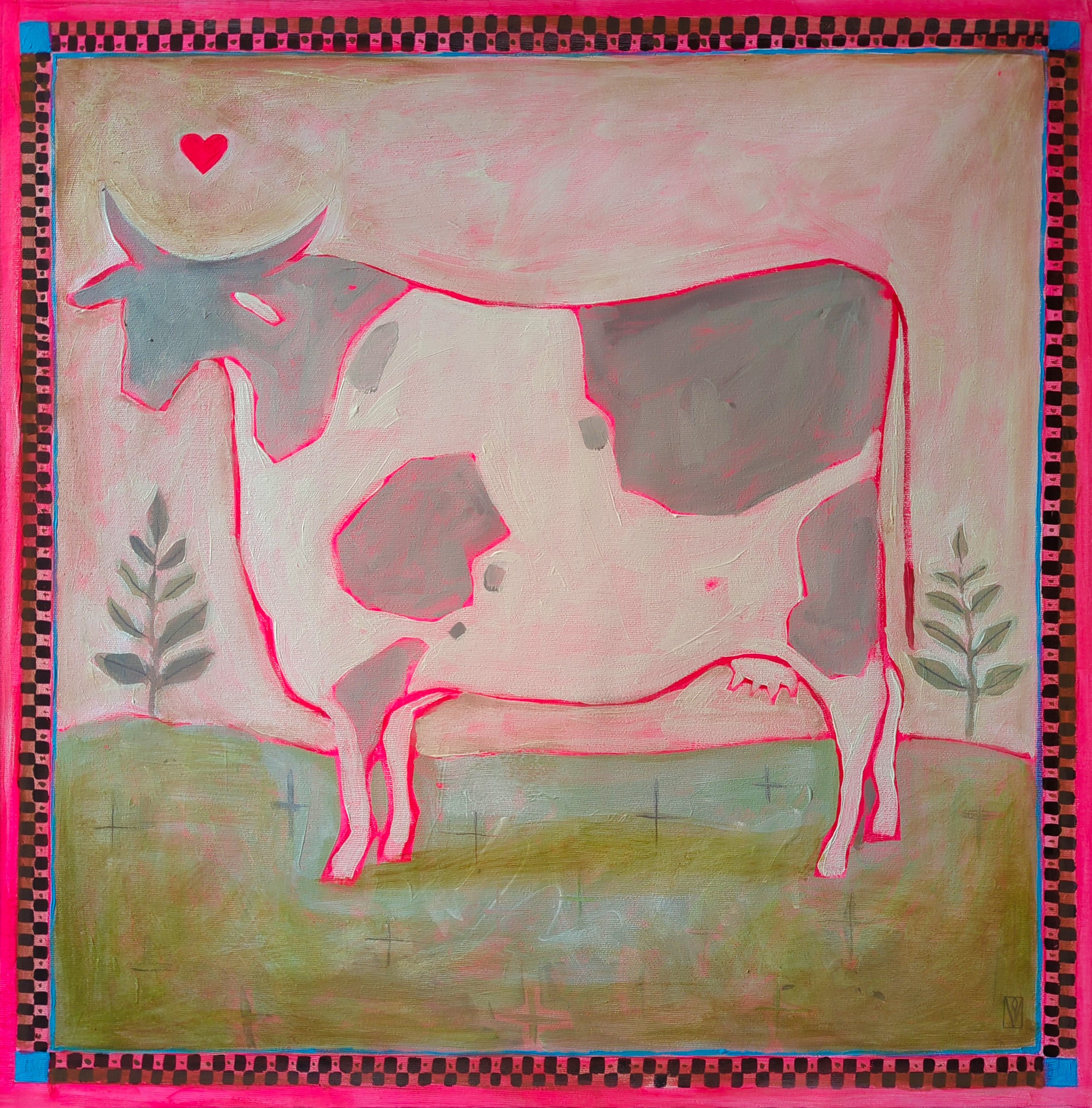 Olha Vlasova, Cow, Spring series Olha Vlasova, Cow, Spring series