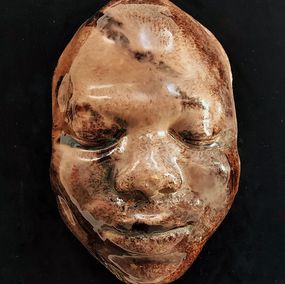 Sculpture, Lam, marrons striés, Baptiste Laurent