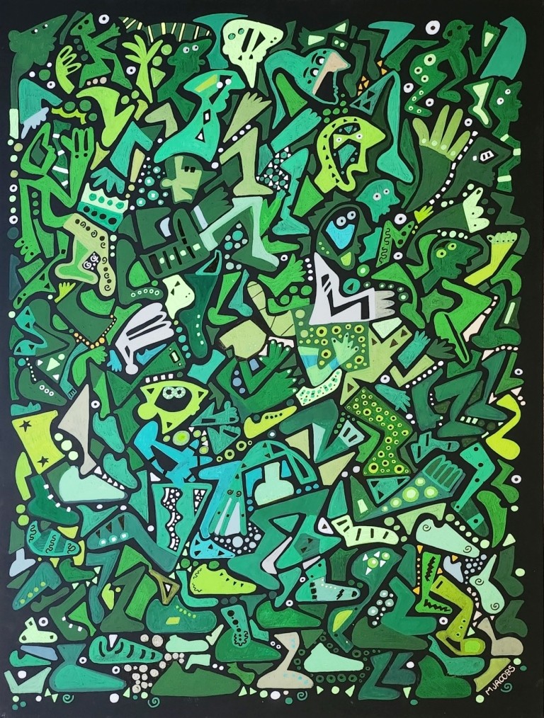 Mike Jacobs, Runners in Green Mike Jacobs, Runners in Green