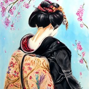 Painting, A Japanese Spring, Ruslana Levandovska