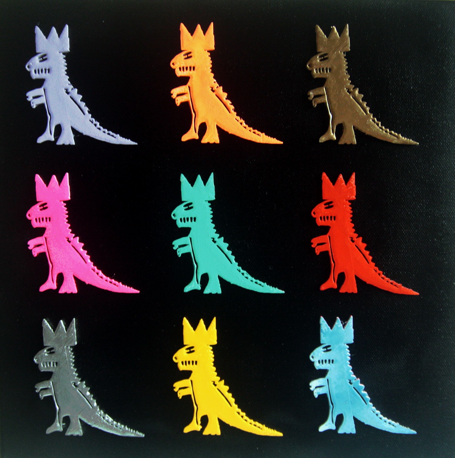 PyB, Dinosaures Basquiat colors PyB, Dinosaures Basquiat colors