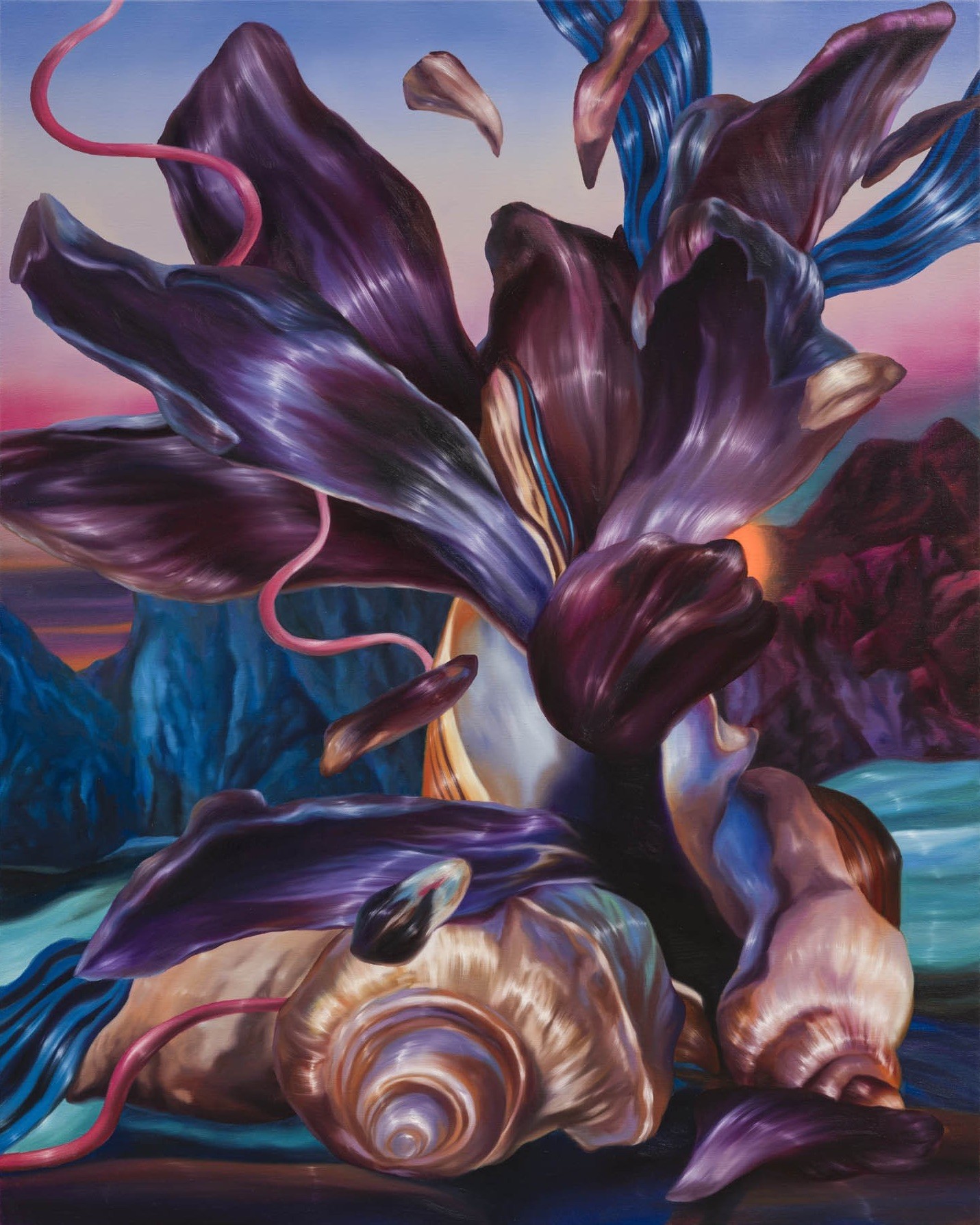 Philippa Brück, Purple Setting Philippa Brück, Purple Setting