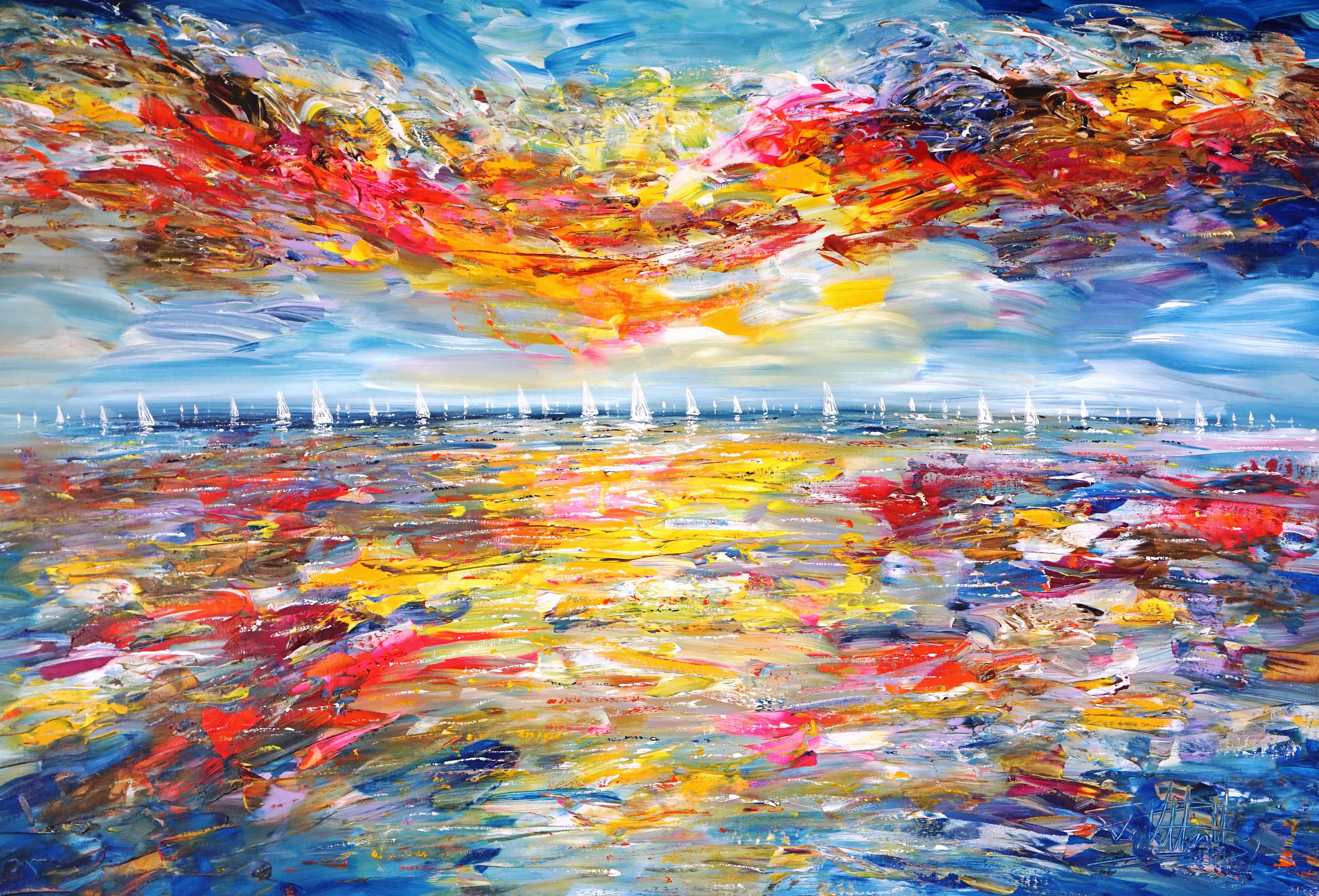 Peter Nottrott, Seascape sailing impressions XL 25 Peter Nottrott, Seascape sailing impressions XL 25