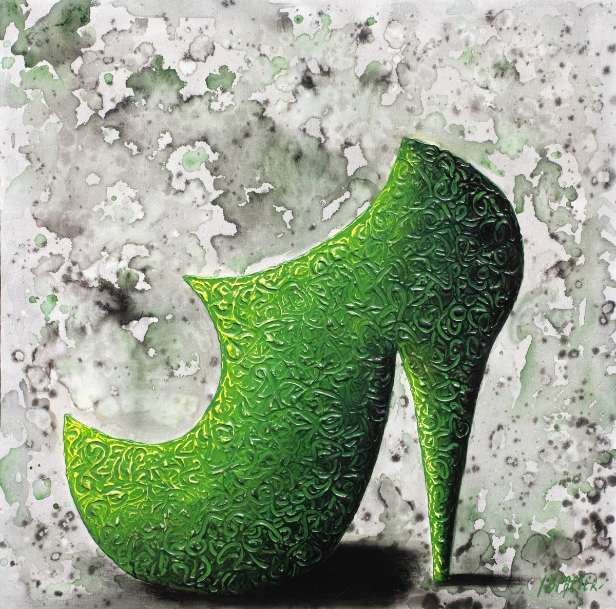 Jackie Spaeter, Féminin n°5 - série chaussures de femme Jackie Spaeter, Féminin n°5 - série chaussures de femme
