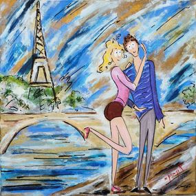 Gemälde, Les petits amoureux de Paris, Noël Granger