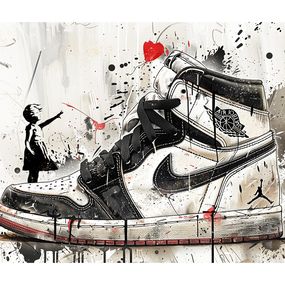 Print, Air Jordan Banksy - EA, Ske
