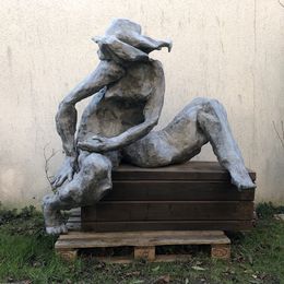 Sculpture, Femme ou baigneuse, Lisbeth Delisle