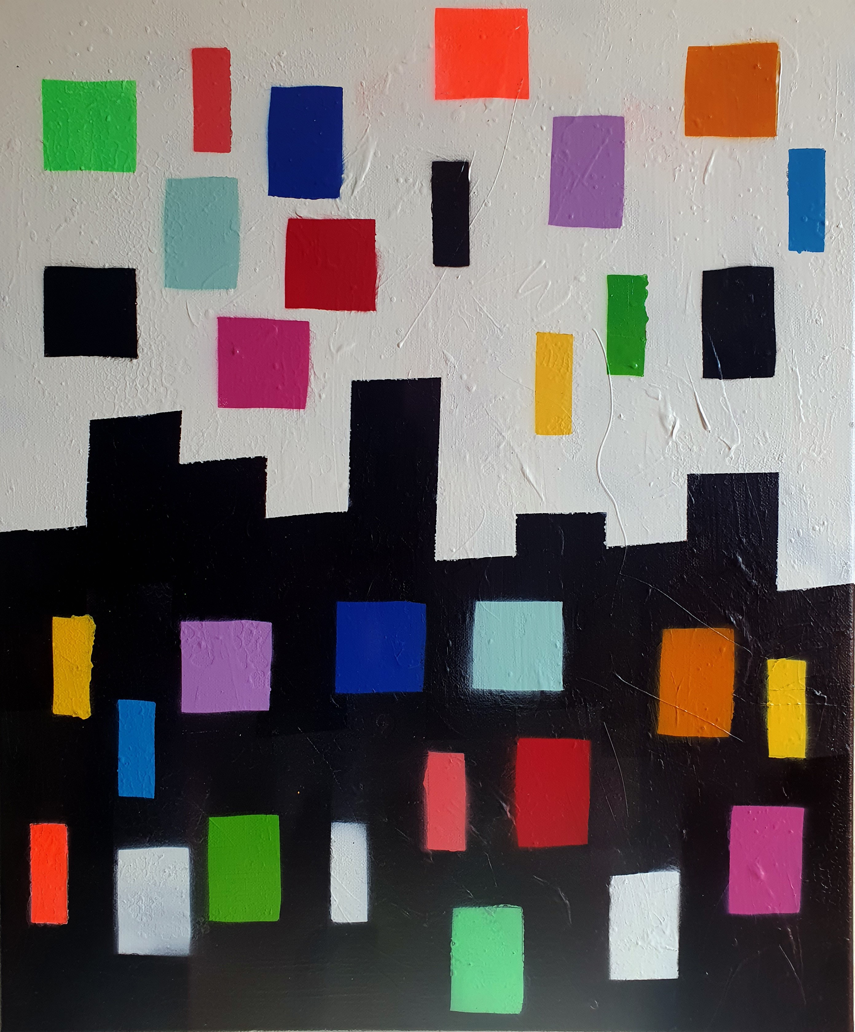 Hayvon, Black & white tetris Hayvon, Black & white tetris