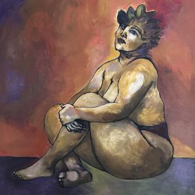 Painting, Mujer posando, Ruth Arbiser