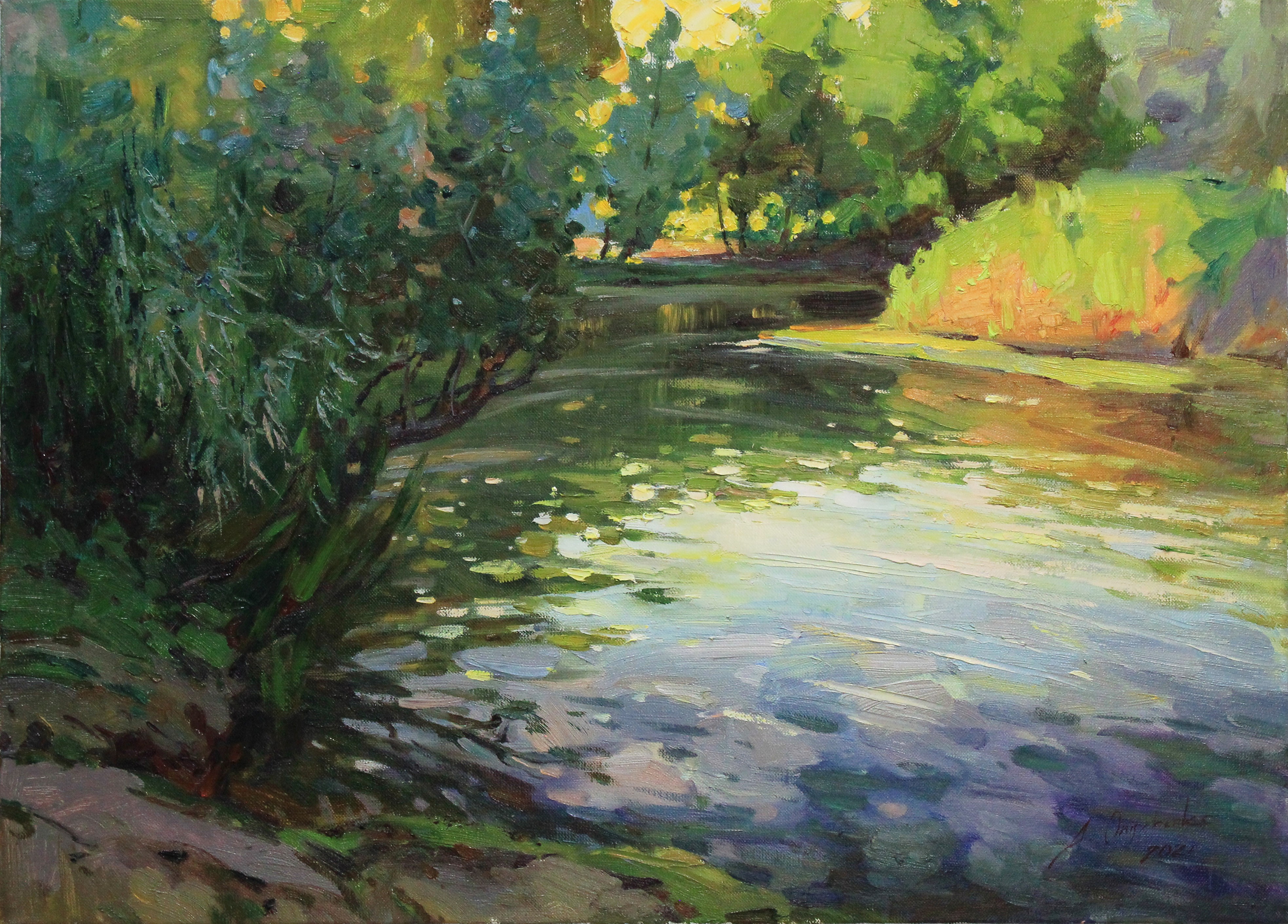 Alisa Onipchenko-Cherniakovska, At the river Alisa Onipchenko-Cherniakovska, At the river