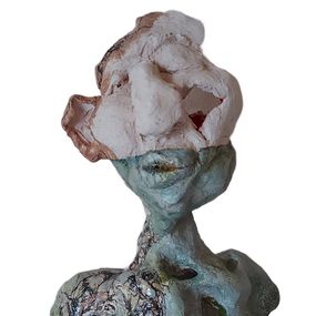 Sculpture, Aragon (série "Fossiles du futur"), Sylviane Le Boulc'h