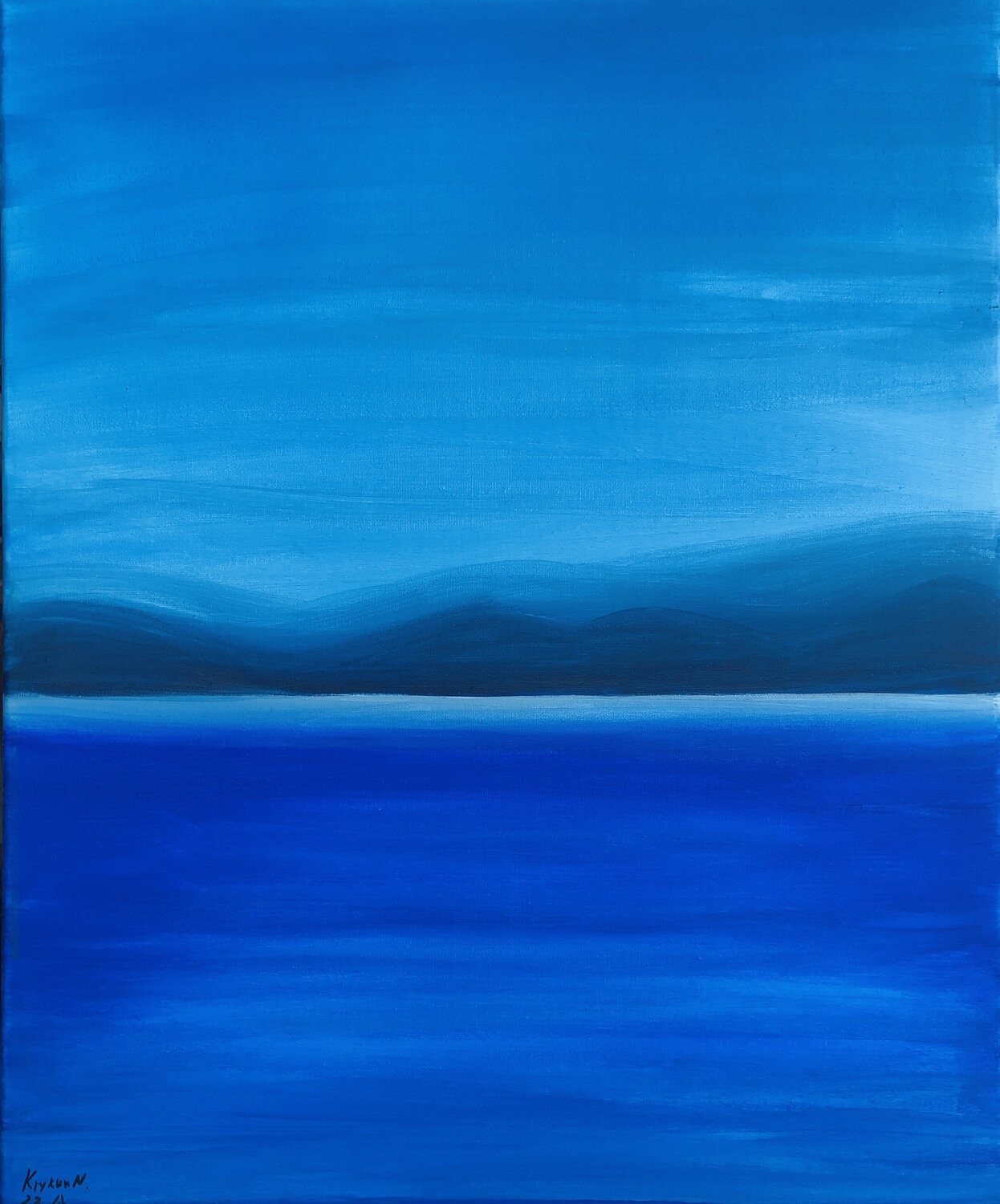 Nataliia Krykun, Blue sky and water Nataliia Krykun, Blue sky and water