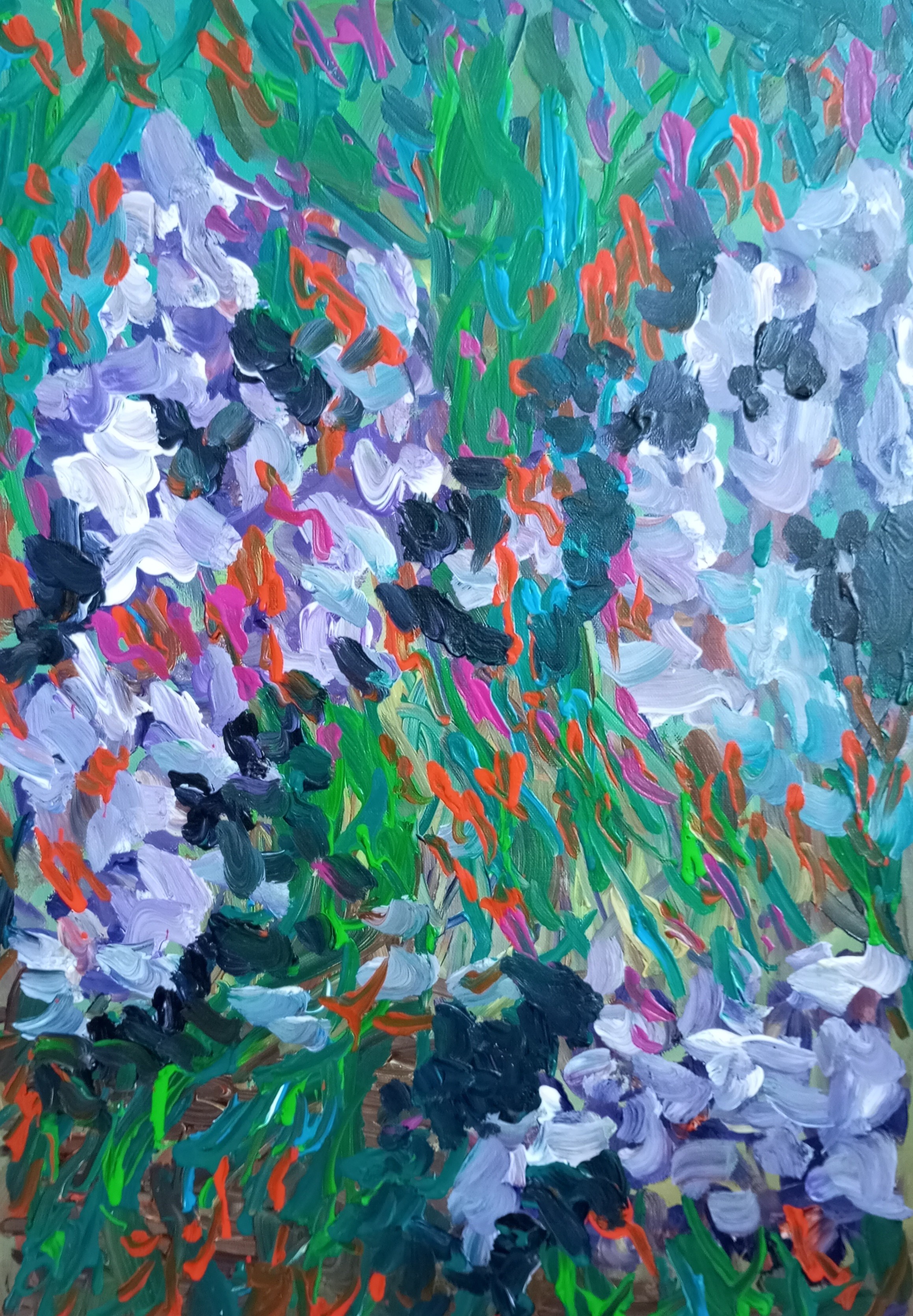 Natalya Mougenot, Irises in the garden Natalya Mougenot, Irises in the garden