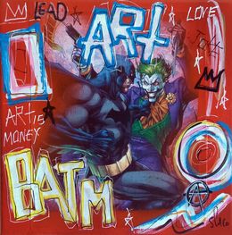 Painting, Batman vs Joker, Spaco