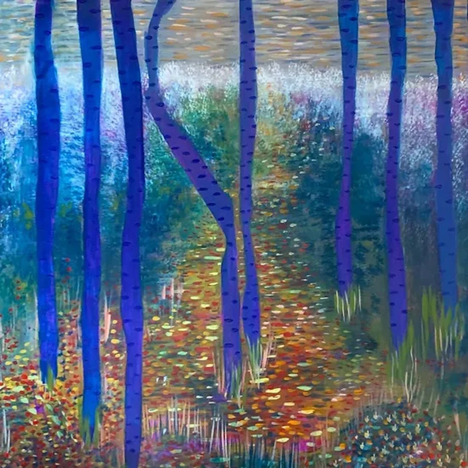 Helen Brough, Birch forest study V Helen Brough, Birch forest study V