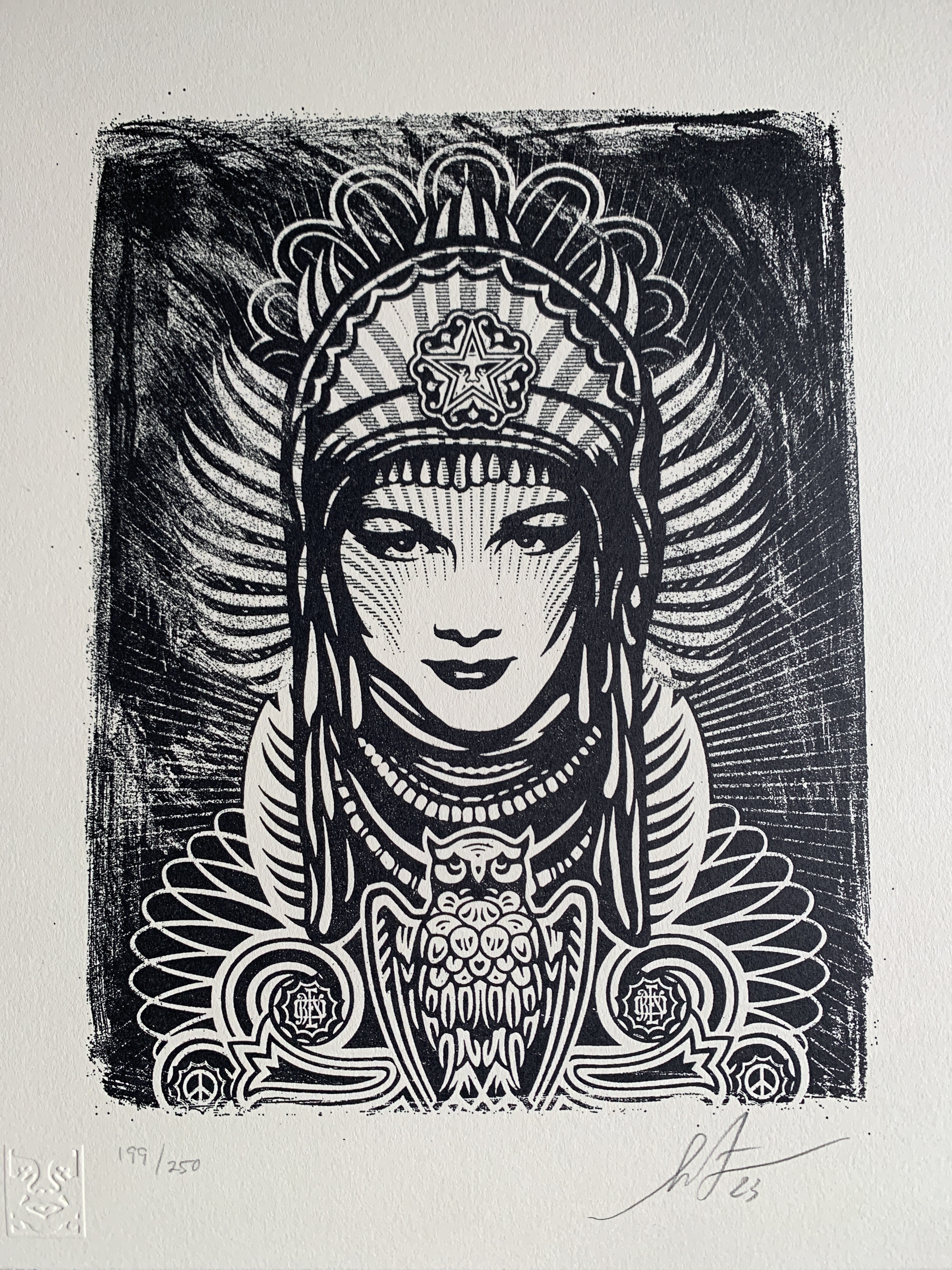 Shepard Fairey (Obey), Peace goddess Shepard Fairey (Obey), Peace goddess